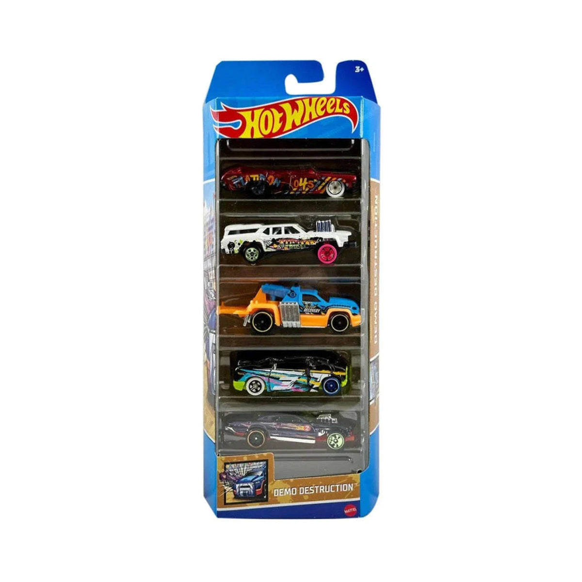 Hot Wheels 5 Car Gift Pack with 5 Premium Diecast Models - DesignStyles May Vary - Only 1 Pack Included