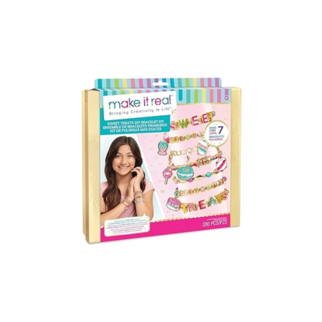 Make It Real DIY Toys Set Sweet Treats DIY Bracelet Kit