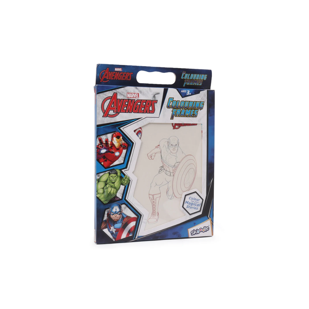 Skoodle Avengers Colouring Frames- Multicolor