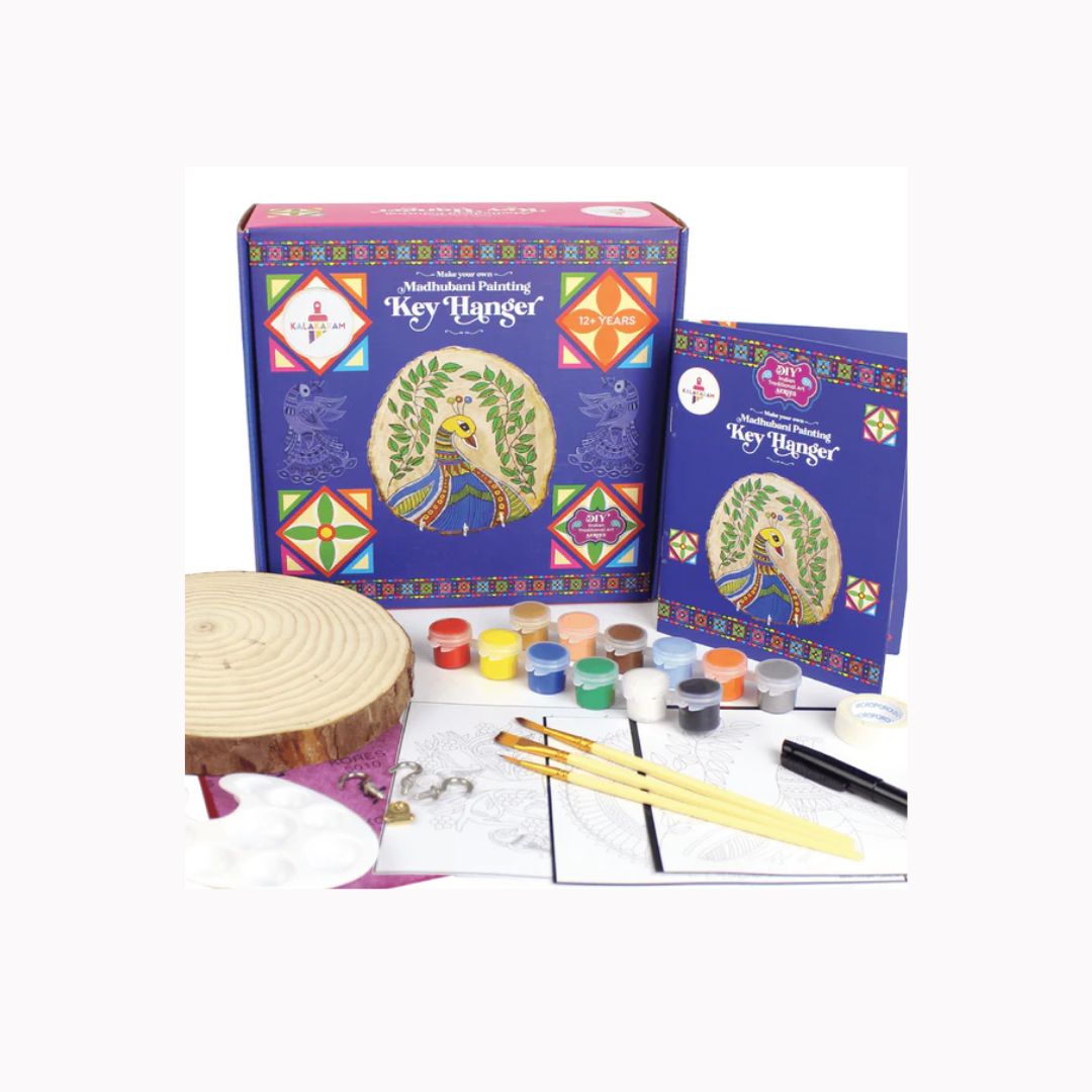 Kalkaram Make Your Own Madhubani Key Hanger