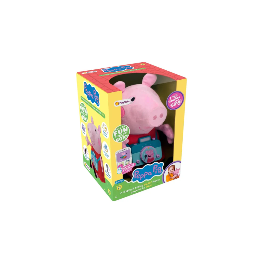 PlayShifu Smart Peppa Singing & Talking Interactive Plush Toy