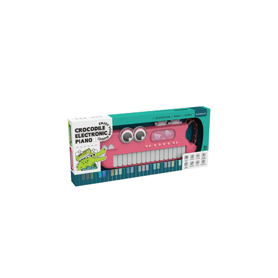 Rainbow Toys Crocodile Electronic Piano Keyboard