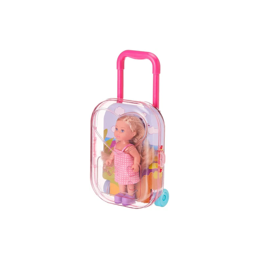 Simba Evi Love 12 cm Trolly Doll With Strip Print Dress For Kids Ages 3+