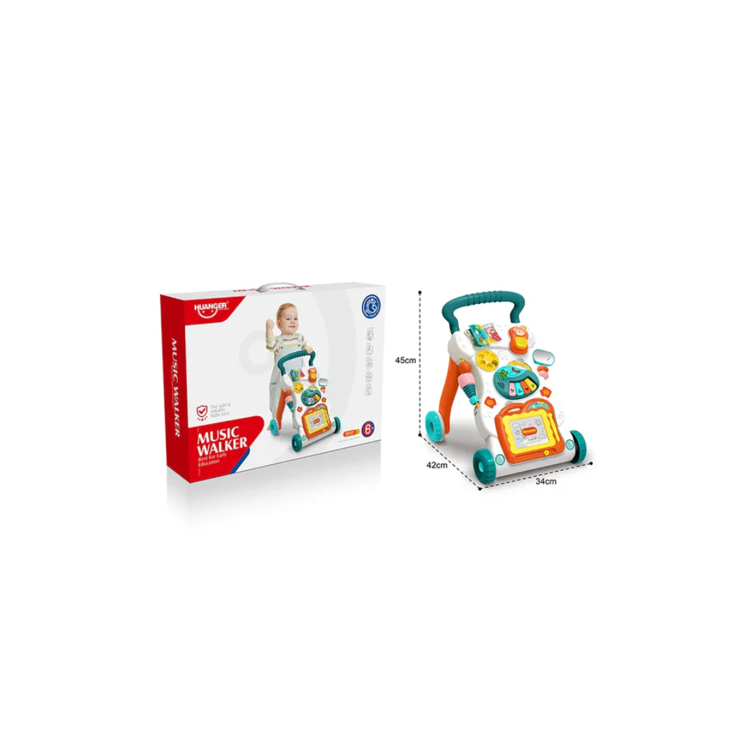 Huanger Music Walker with Music Piano, Mini Phone and Learning Case