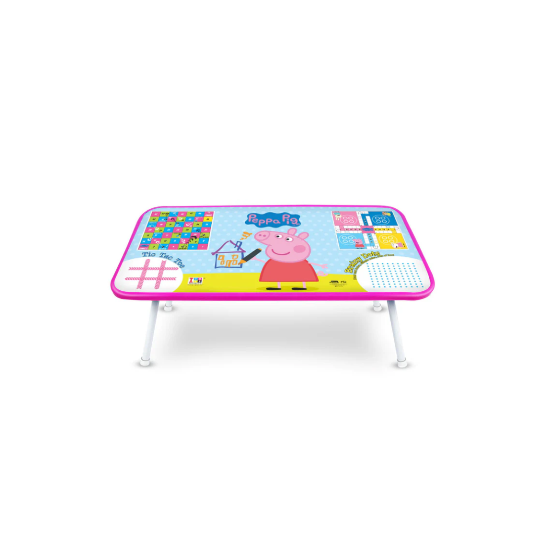 Itoys Peppa Pig Multipurpose Portable Ludo Game Table - Multicolor