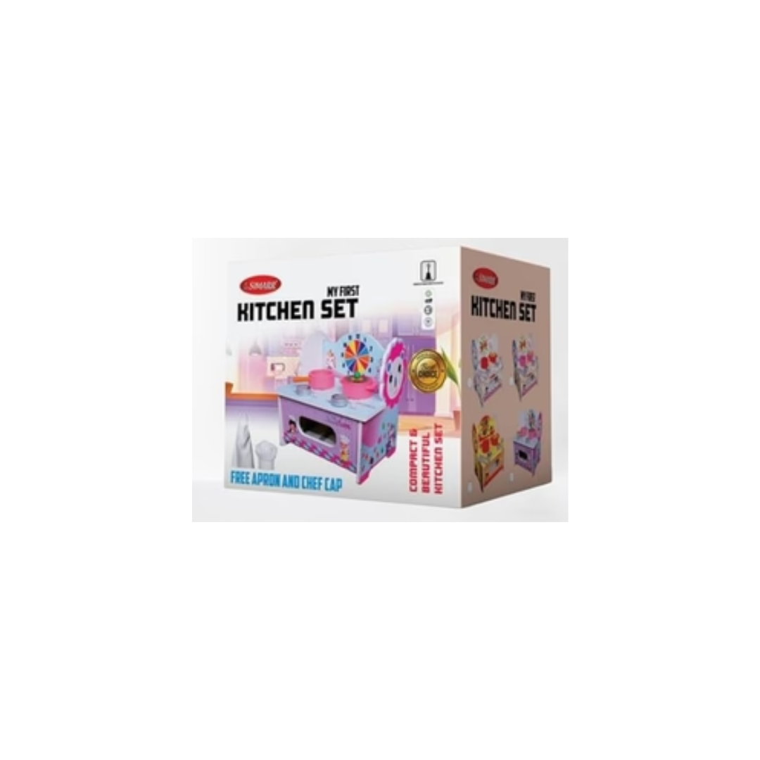 Simmar My First Kitchen Set' for Kids - Realistic Pretend Play Cooking Toy