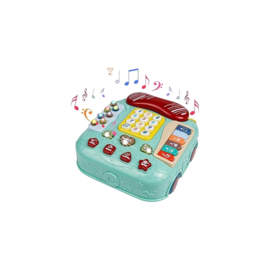 Musical Toy Phone Cars Instruments, Baby Toddler Musical Instruments Piano Telephone Toy