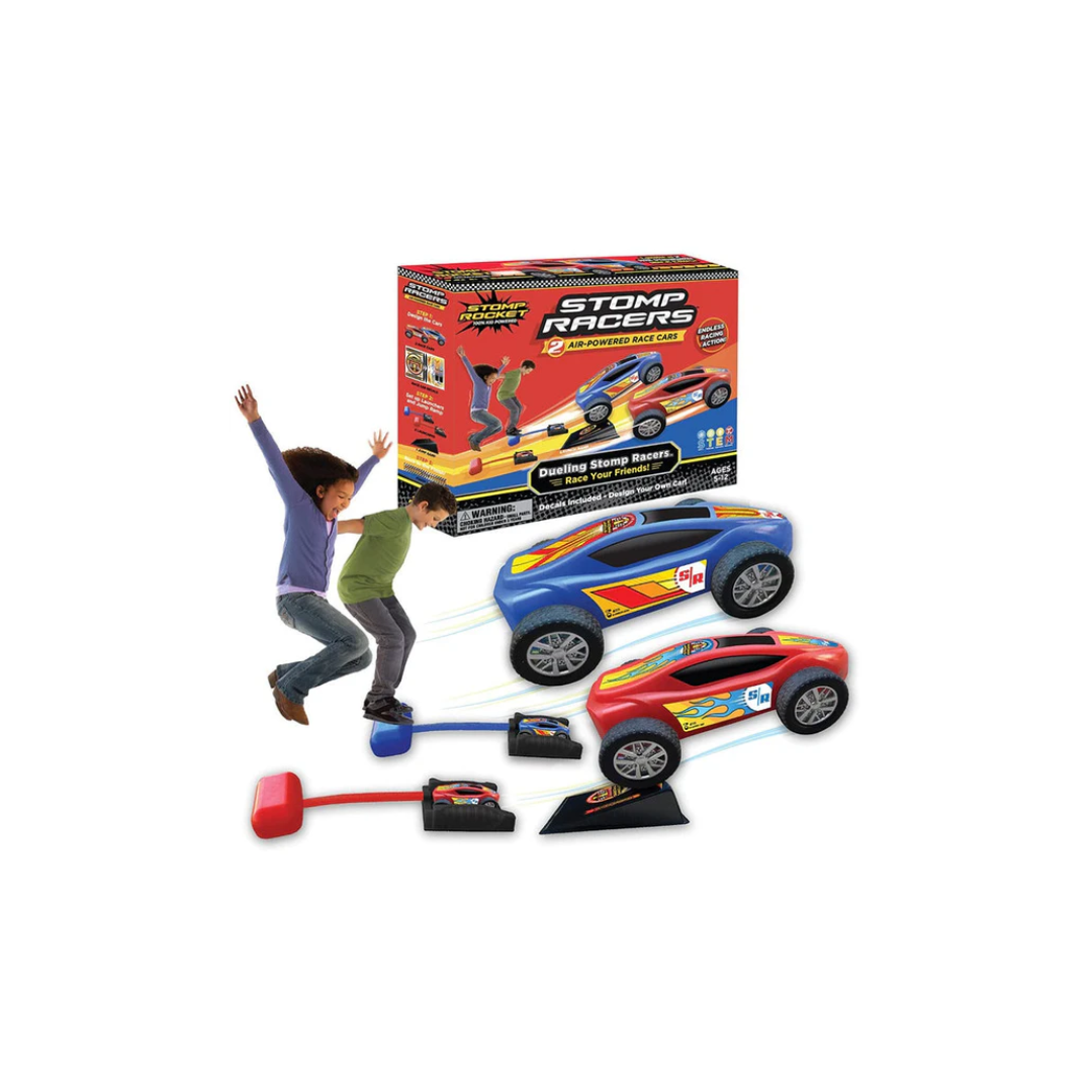 Win Magic Stomp Racers Dueling Car Launcher – Rainbow Toys