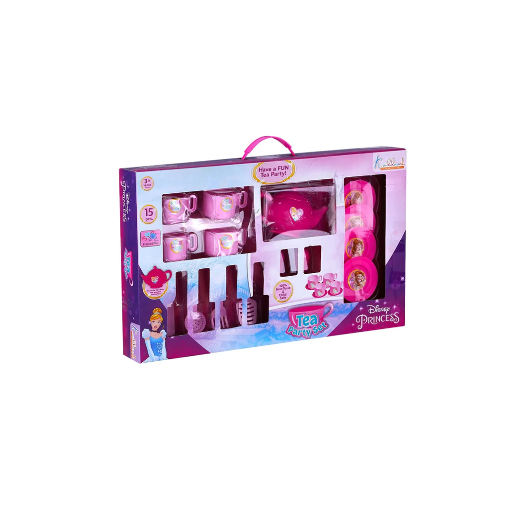 Kriiddaank Tea Party Set 15Pieces Disney Princess, 3Y+