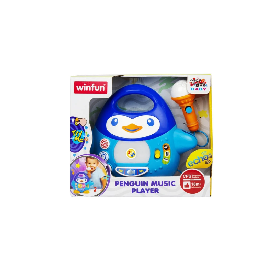 Winmagic Penguin Music Player – Rainbow Toys - Main Image