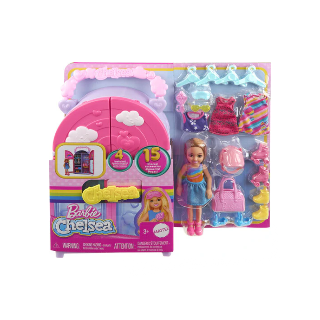 Mattel Barbie Chelsea Doll & Closet Toy Playset