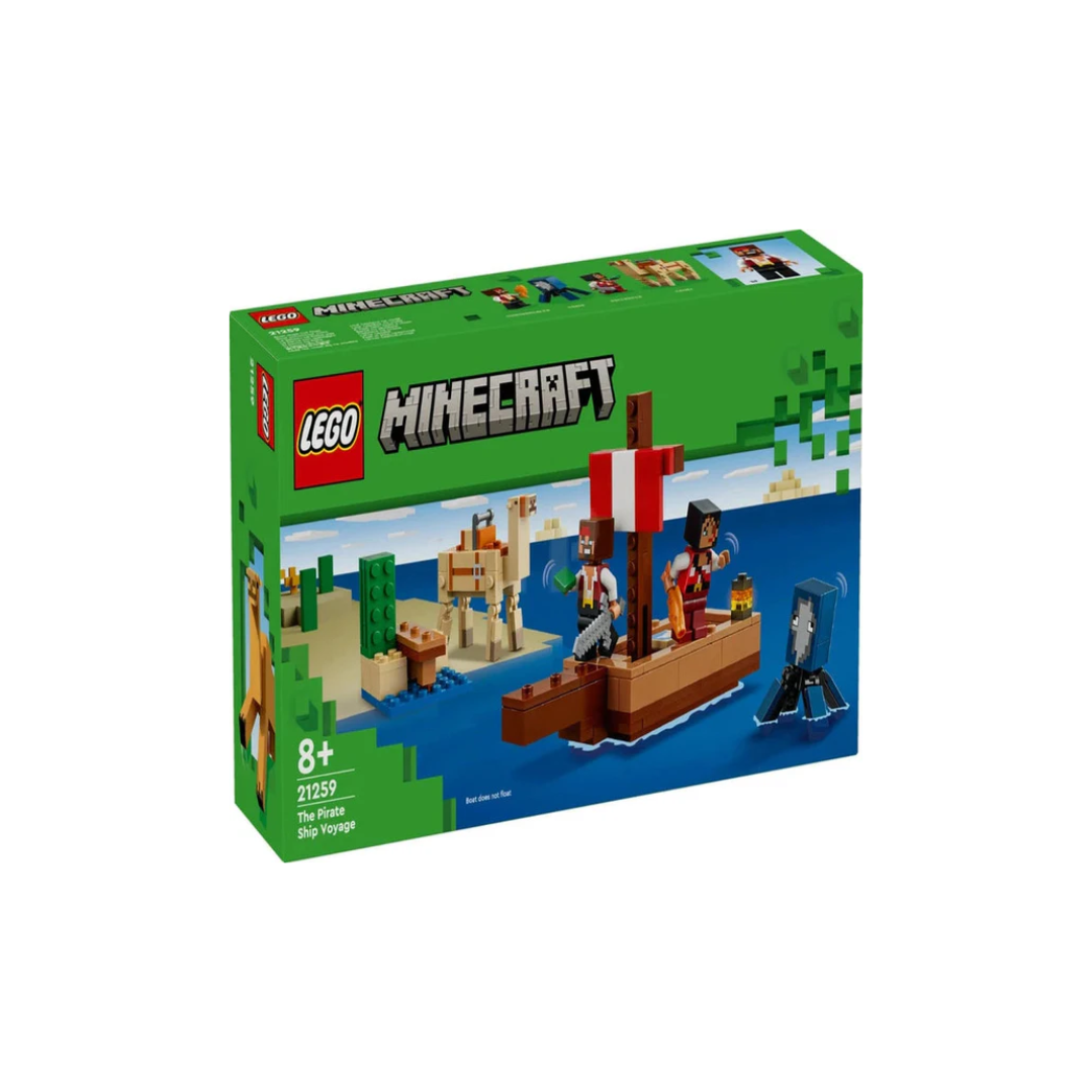 Lego 21259 Minecraft The Pirate Ship Voyage (166 Pieces)