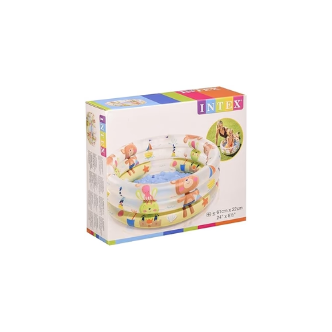 Intex Dinosaur 3 Ring Baby Pool (24 in X 8.5 in) 57106