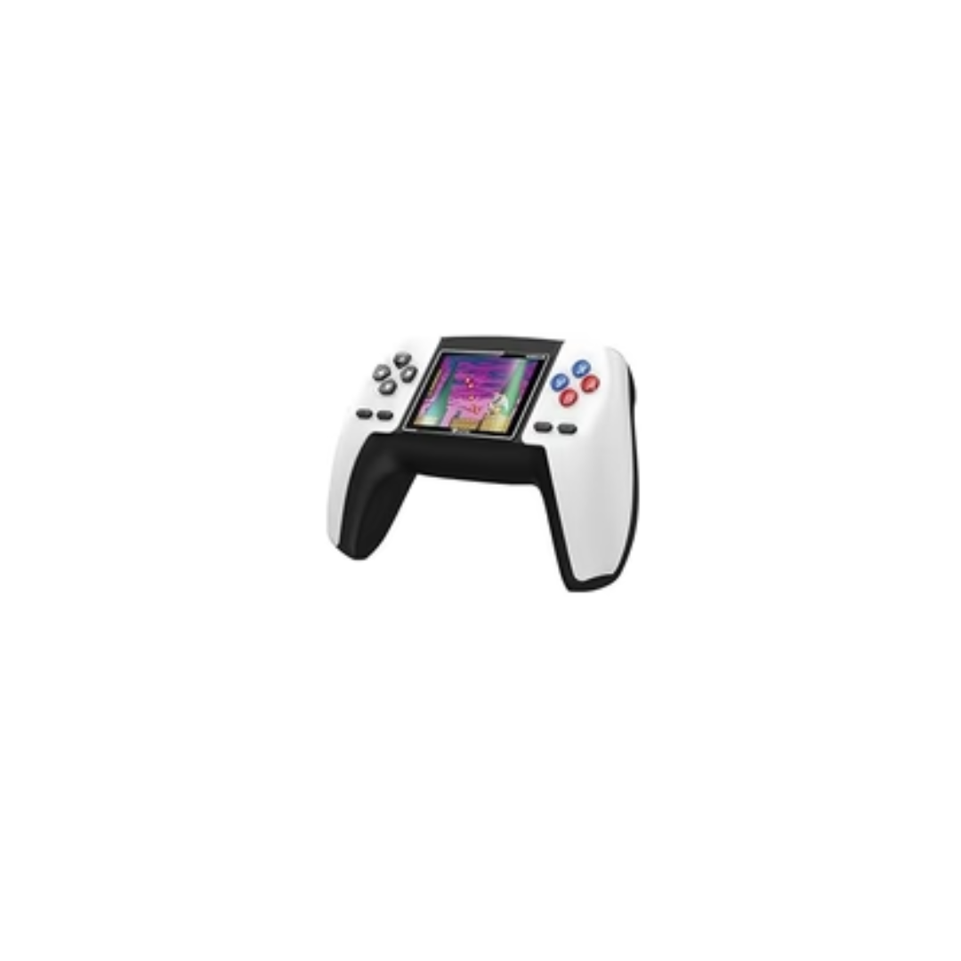 Sameo Kidsgear Controller Shaped Handheld Console Built-in 520 Retro Game - Spectral White