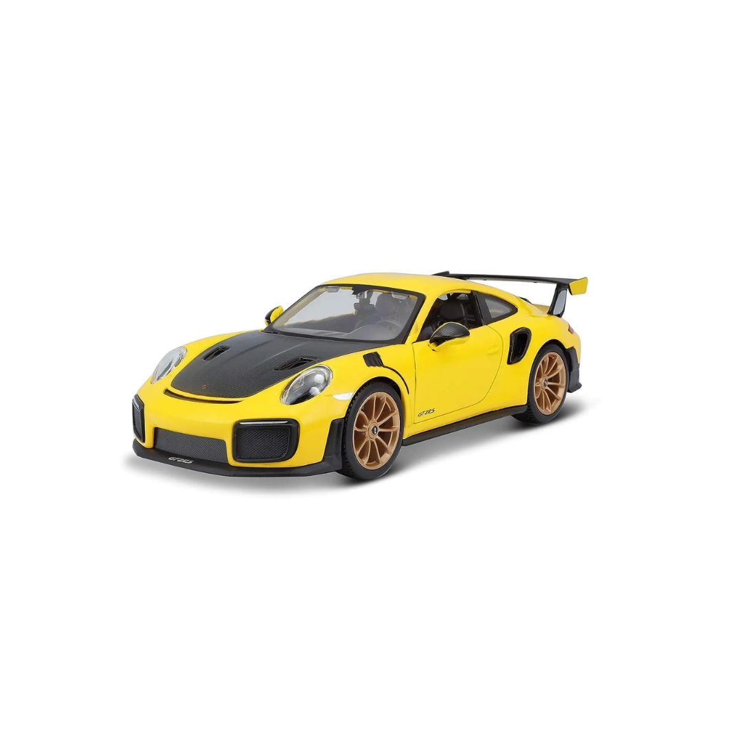 Maisto 1:24 Porsche 911 GT2 RS Yellow Die Cast car
