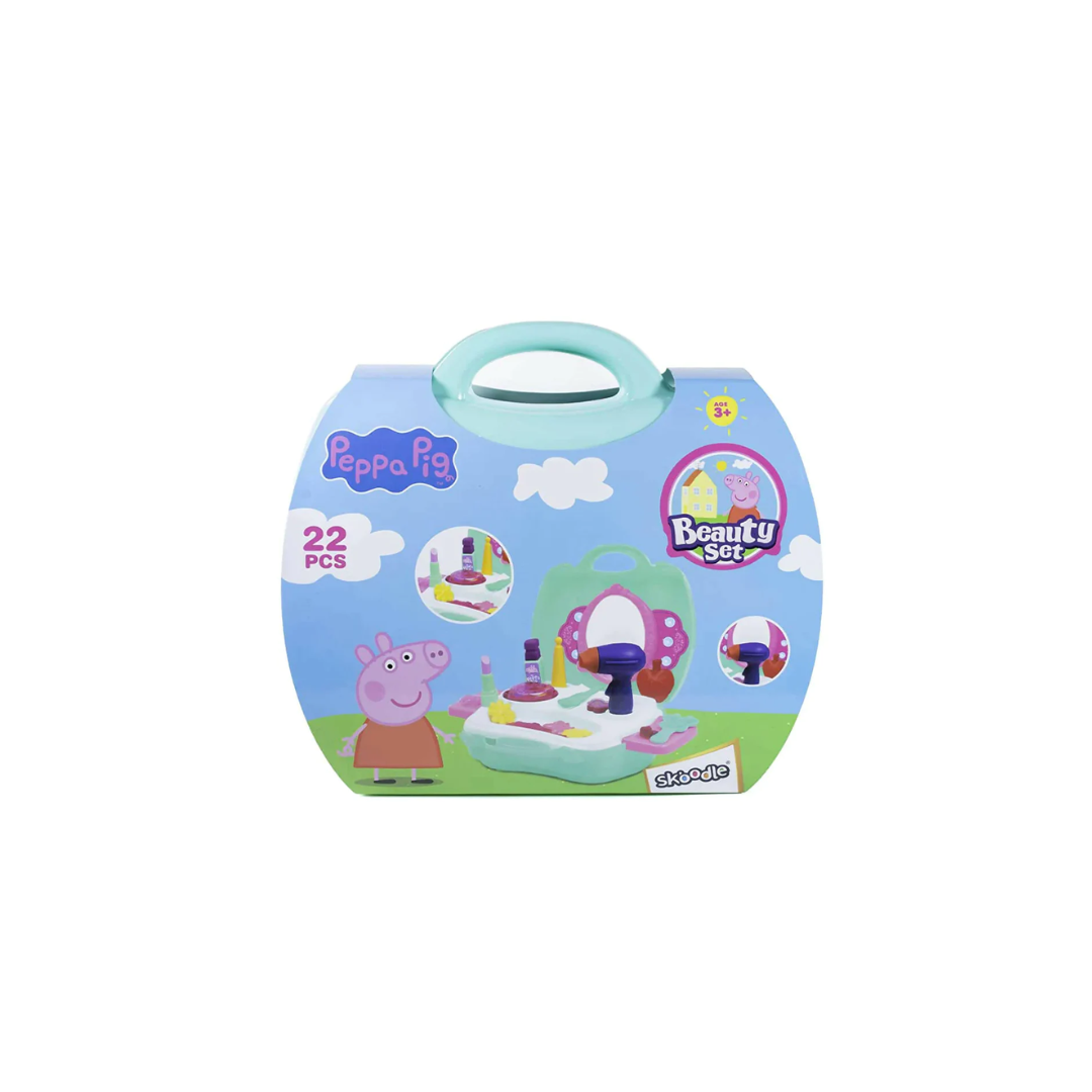 Skoodle Multicolor Peppa Pig Beauty Set Toy with Beauty Suitcase