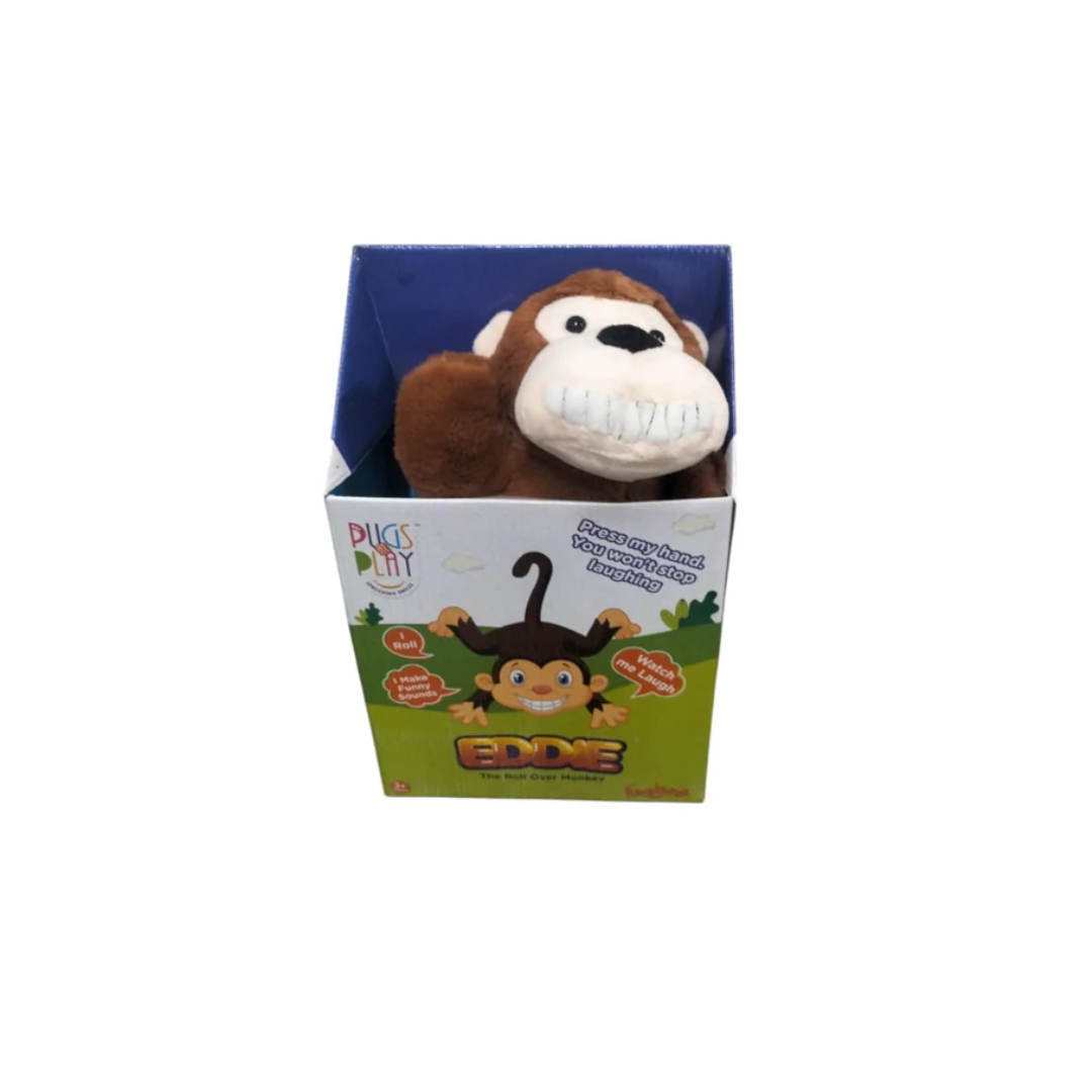 Rowan Interactive Eddie Roll Over Monkey Toy Engaging with Realistic Sounds Fun