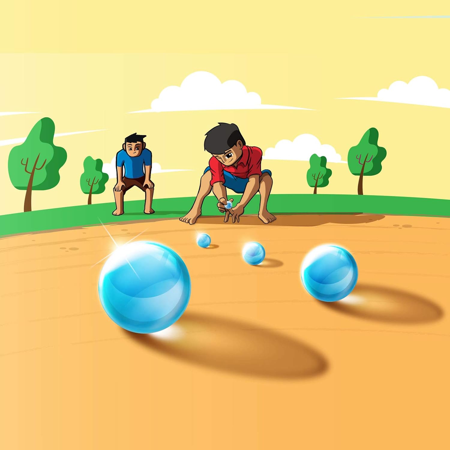 Funskool Games Goli The Traditional Outdoor Games of India