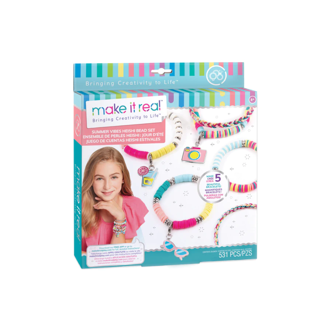 Make It Real Summer Vibes Heishi Bead Set