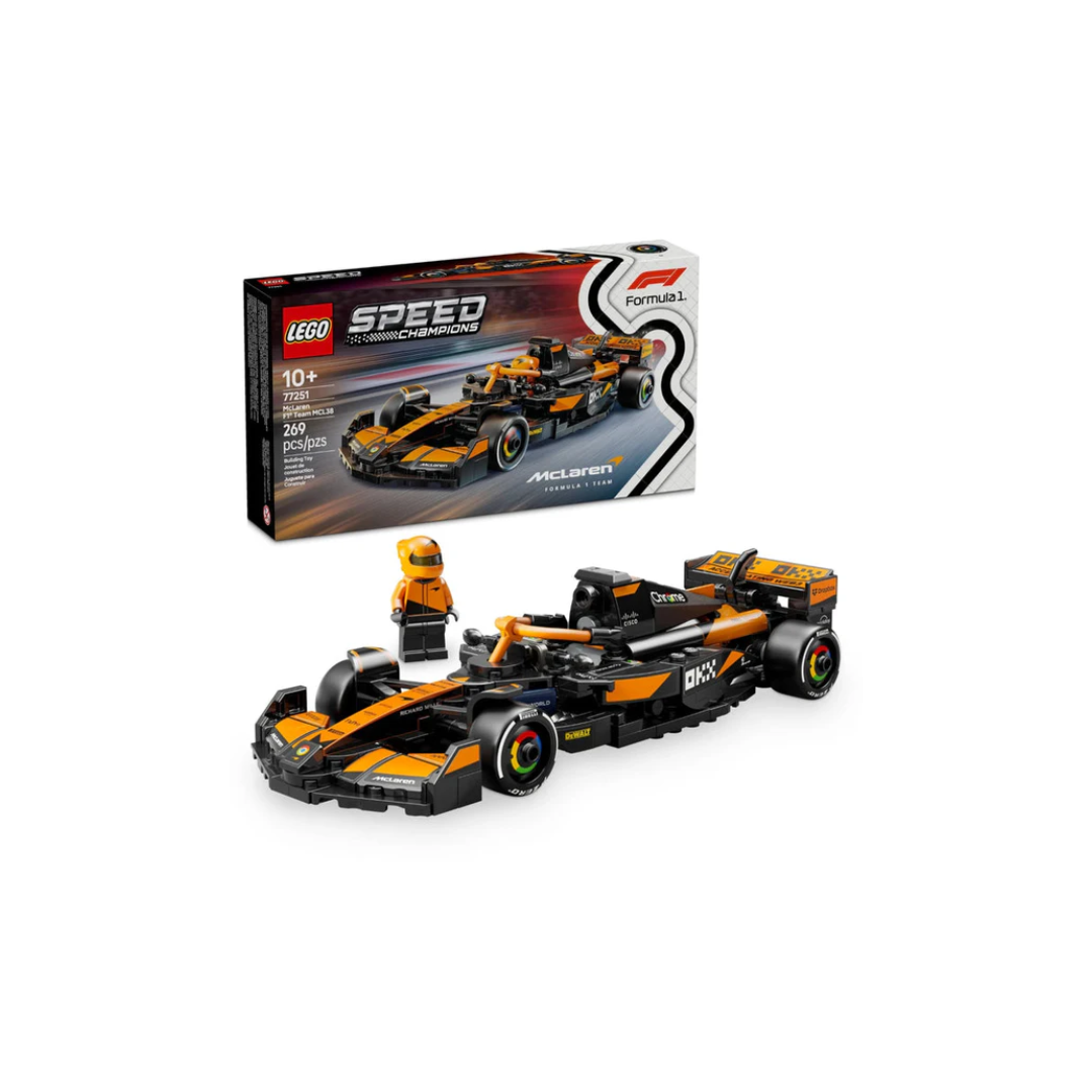 LEGO 77251 Speed Champions McLaren F1 Team MCL38 Race Car (269 Pieces)