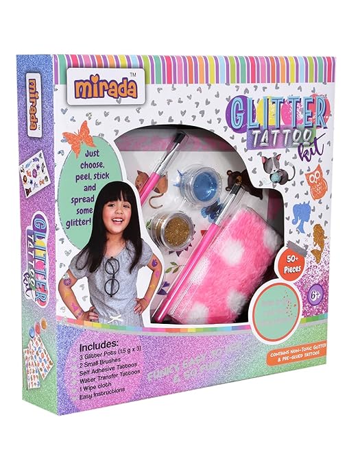 Mirada Glitter Tattoo Kit Nail Art Kit