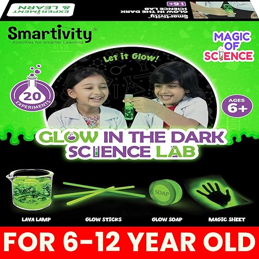 Smartivity Glow Magic Science Experiment Kit for Kids