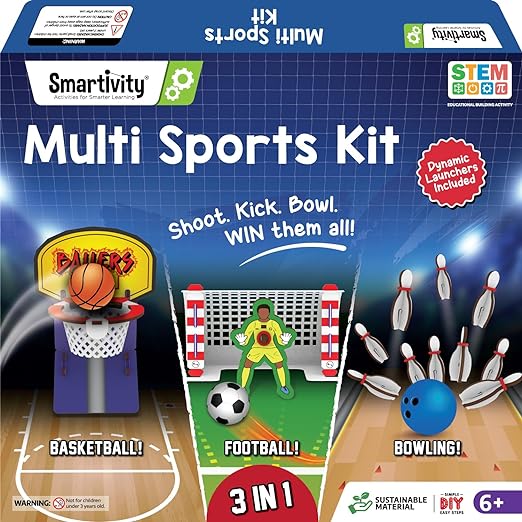 Smartivity Multi Sports Kit for Kids 6-12 Year