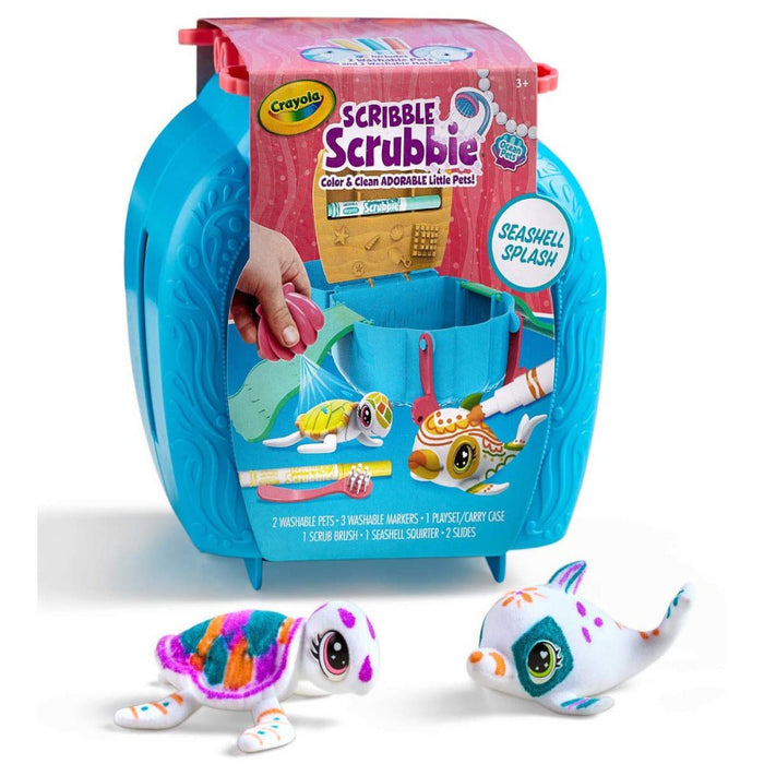 Crayola Scribble Scrubbie Pets Seashell Splash Playset