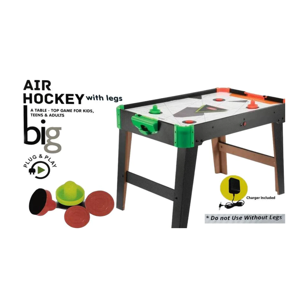 Simmar Wooden Electric Air Hockey for Kids with Legs Hockey
