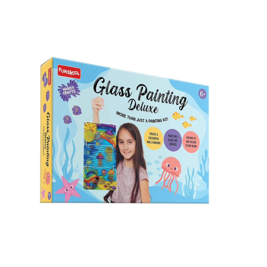 Funskool Handycrafts Glass Painting Deluxe Arts and Crafts Kit