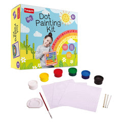 Funskool Funskool Handycrafts Dot Painting Learn The Art of Painting with dots Activity Kit for Ages 5+
