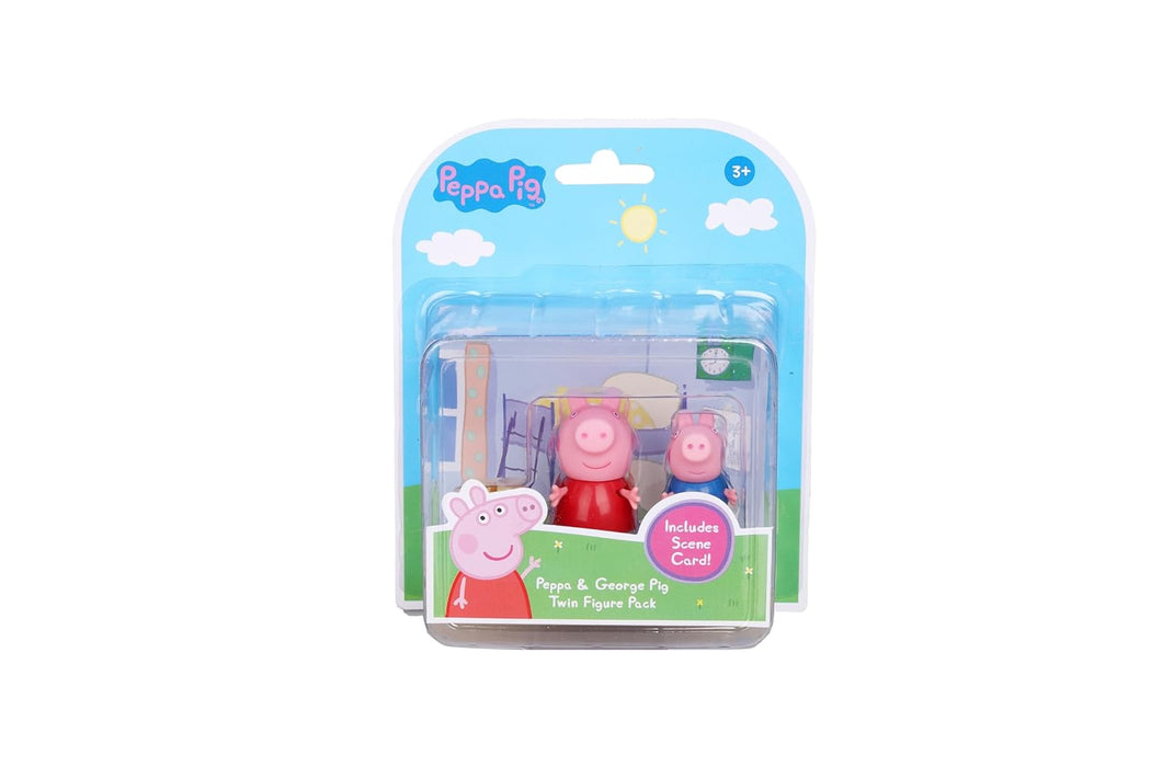 Hasbro Peppa Pig George & Peppa Twin Figure Pack