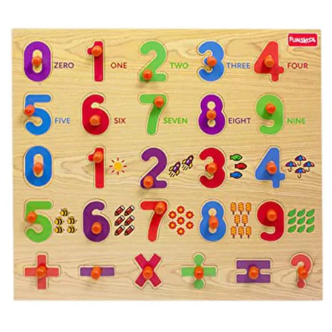 Funskool Wooden Puzzle Number