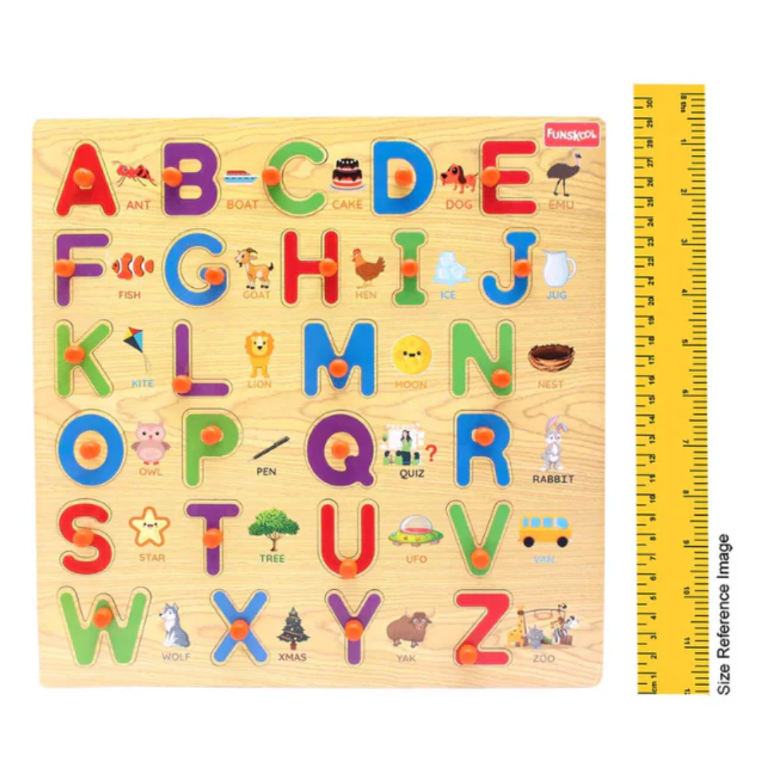 Funskool Alphabet Wooden Puzzle