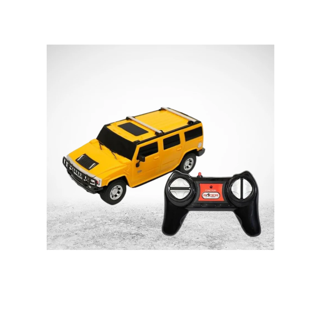 Road Burner Rechargable Remote Control Car for Kids Hummer H2 Full Function, 1:24 Scale