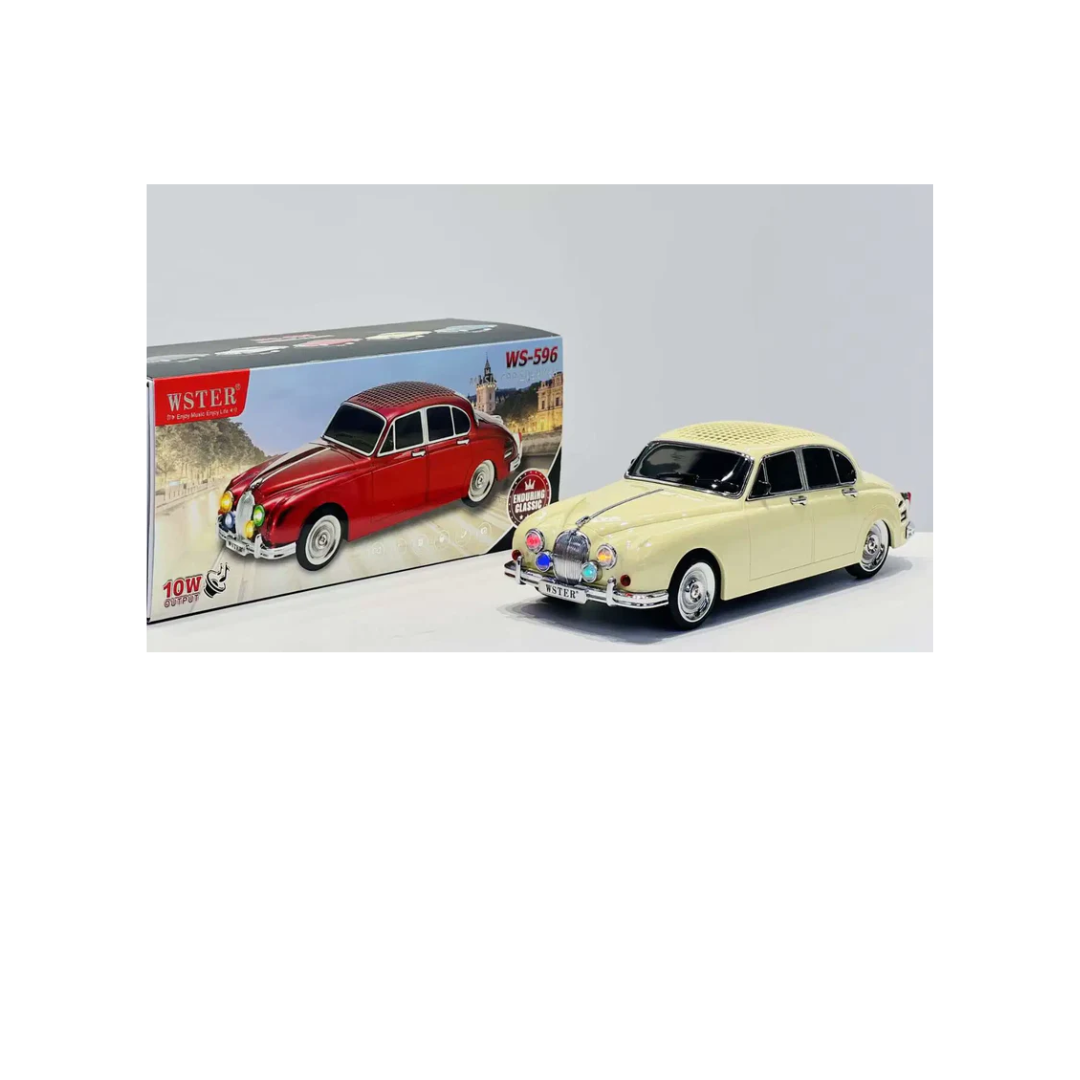 Rainbow Toys Wster WS596 Car Speaker Vintage Bluetooth Wireless Speaker Car