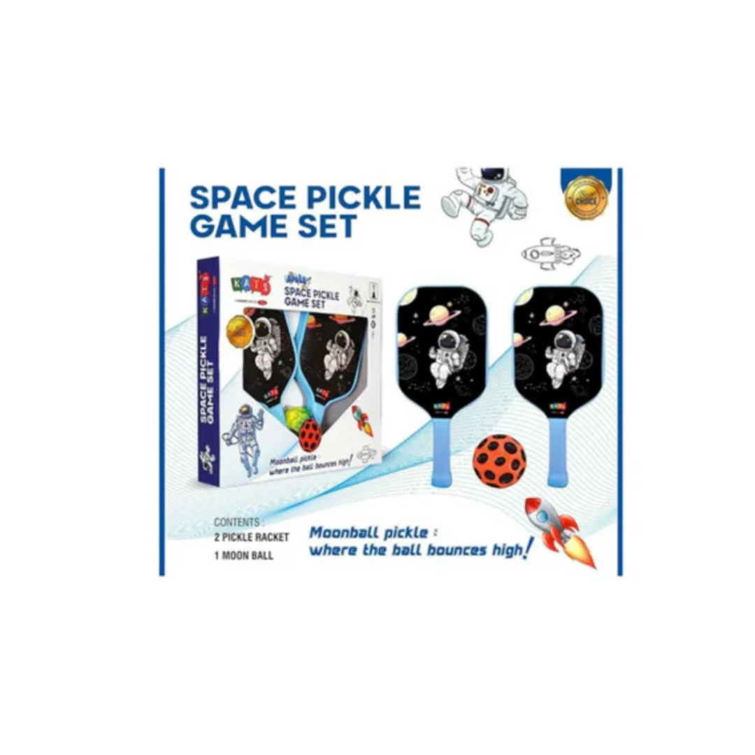 Simmar Pickleball Racket Set – 2 Lightweight Paddles 1 Soft Moon Ball – Fun Indoor & Outdoor Game