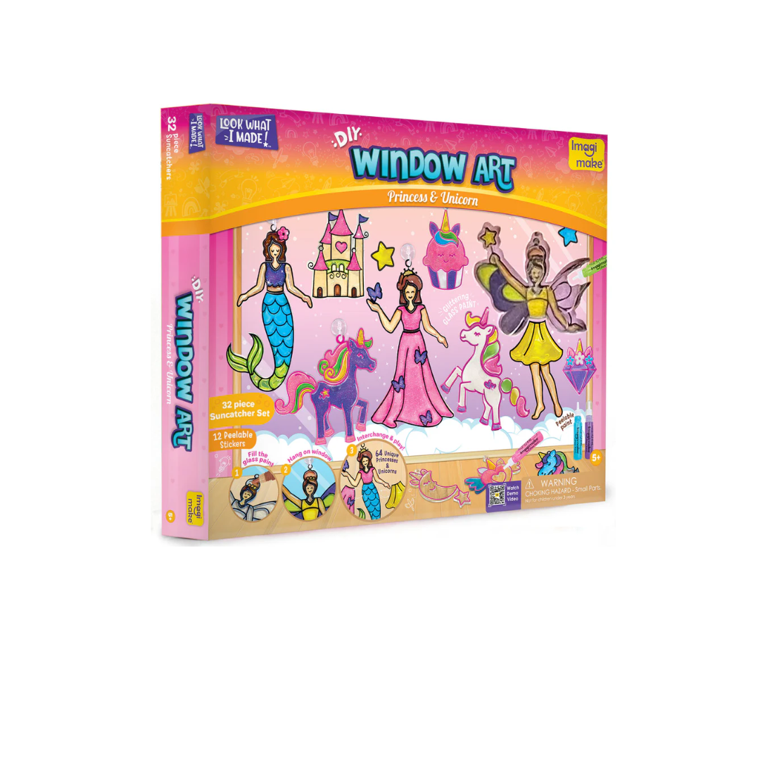 Imagimake Window Art Princess & Unicorn