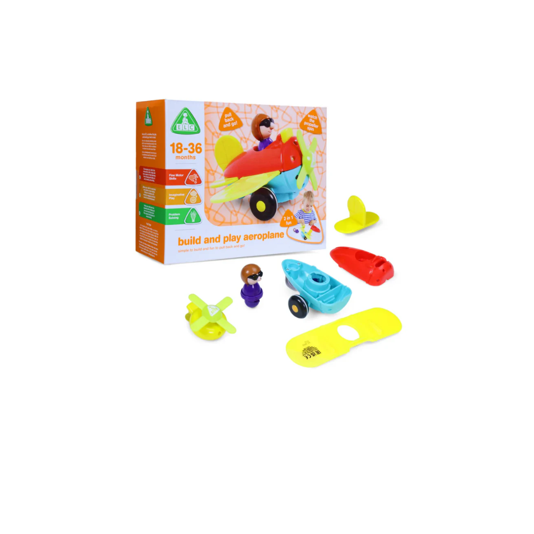 ELC Build & Play Aeroplane Multicolour 18M+