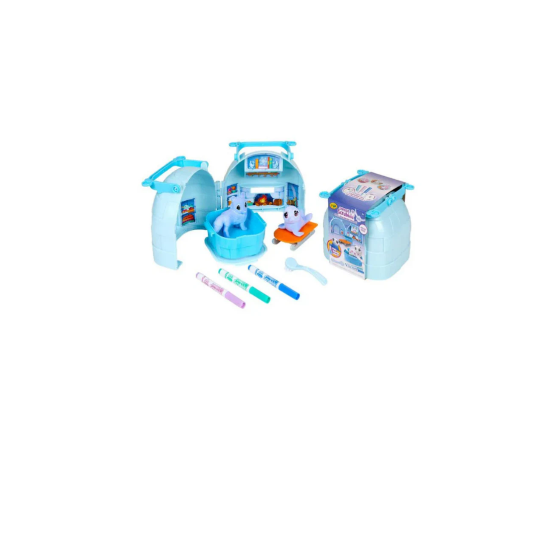 Crayola Scribble Scrubbie Pets Arctic Igloo Playset