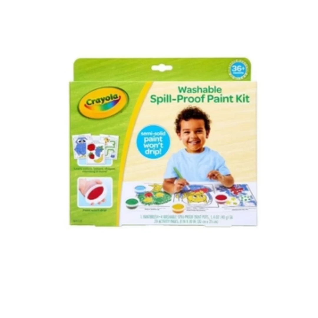 Crayola Washable Spill Proof Paint Kit Crayola