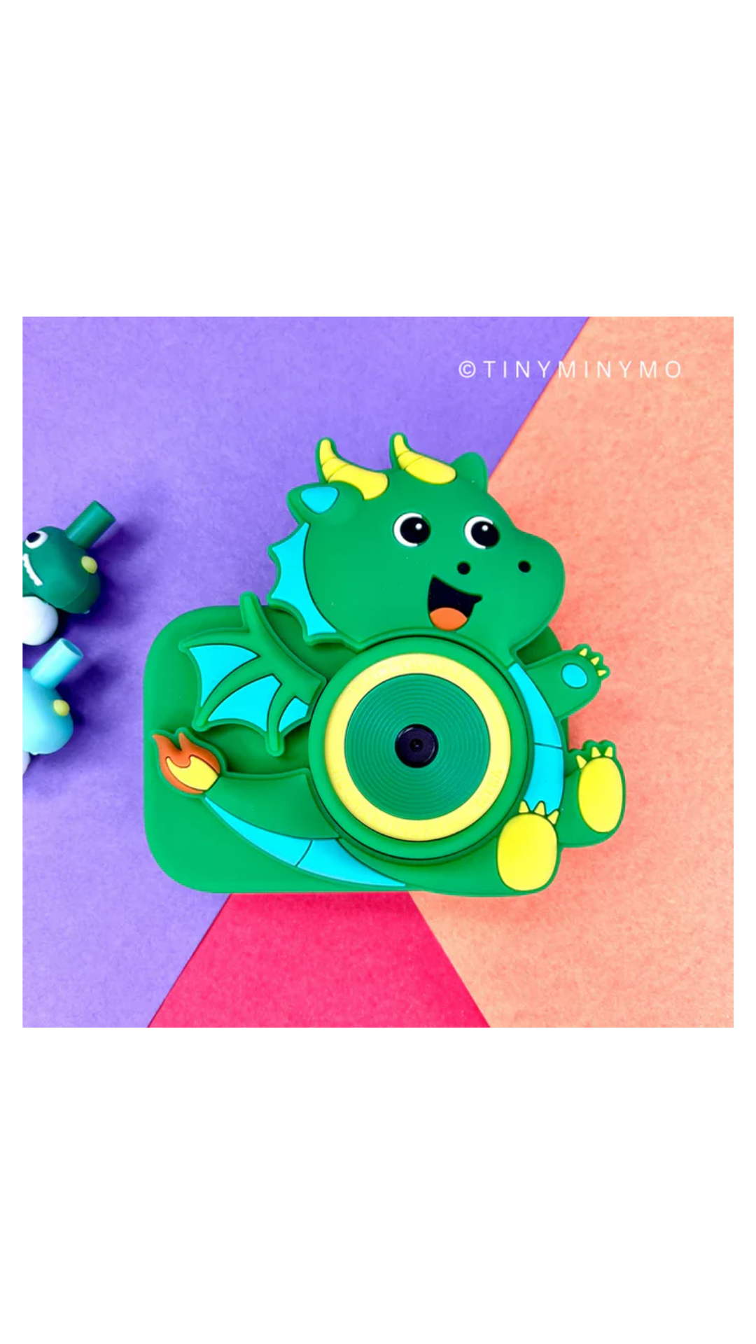 Rainbow Toys Electronic Camera for Kids with Selfie Camera Multicolor