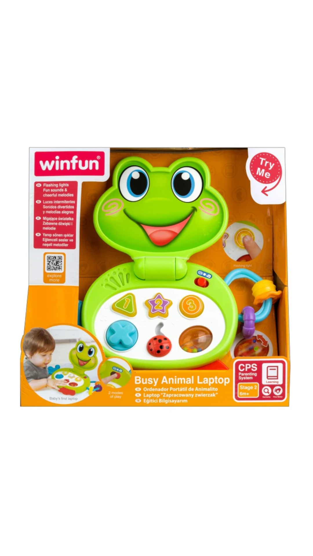 Winfun Busy Animal Laptop - Froggy