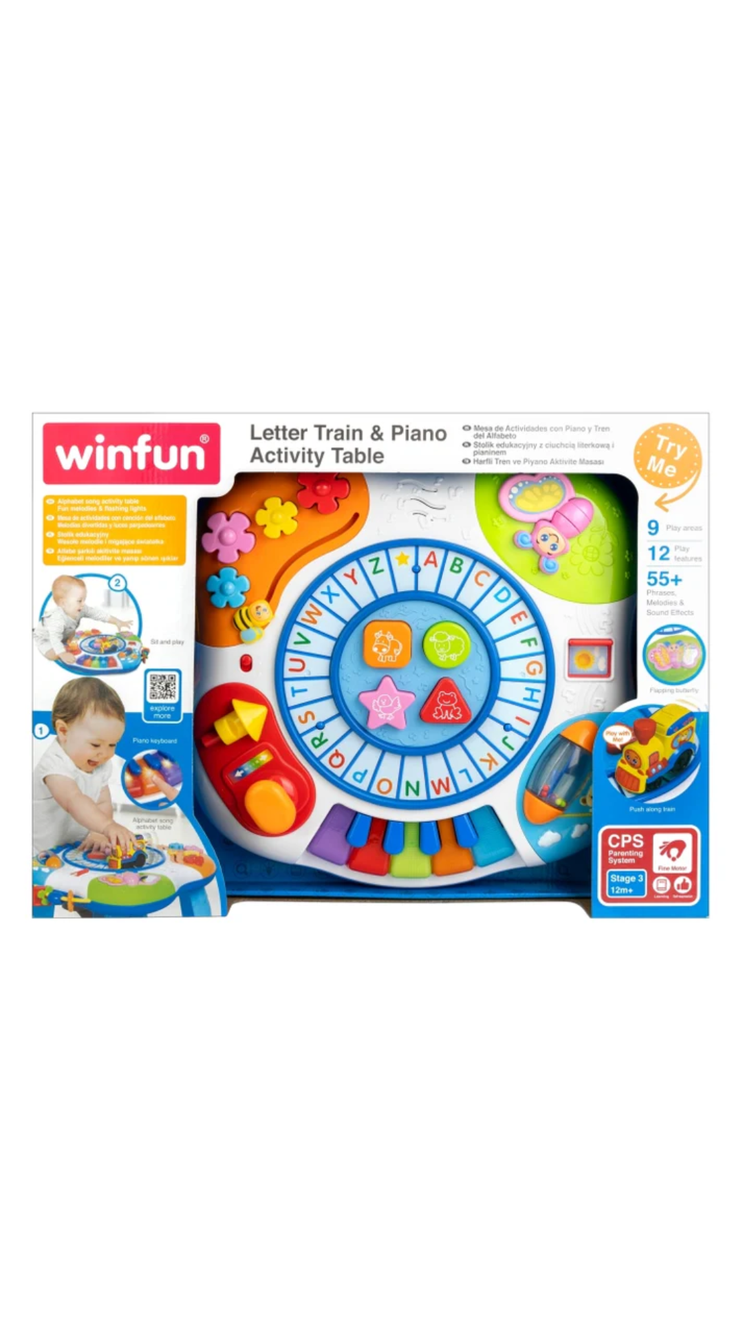 Winfun Letter Train Piano Activity Table