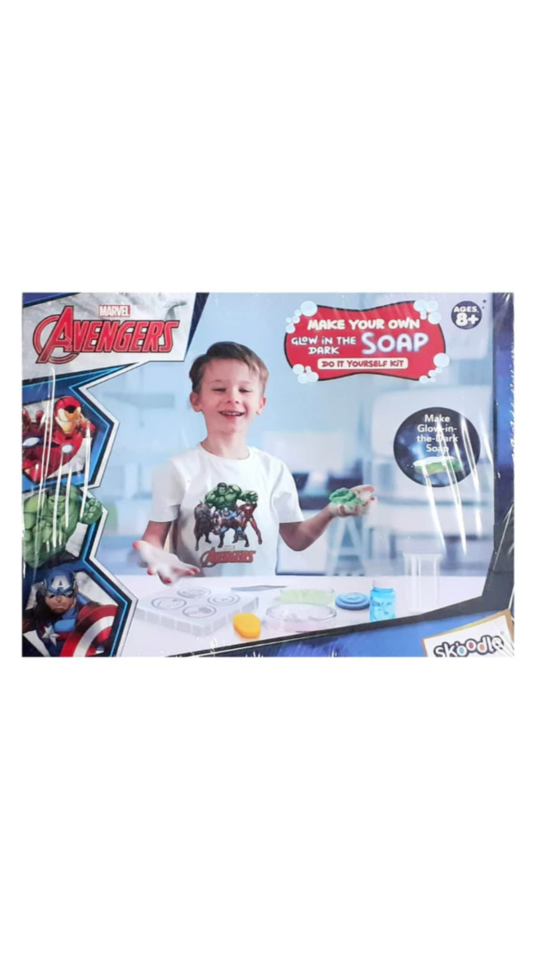 Skoodle Marvel Avengers Make Your Own Glow in The Dark Soap