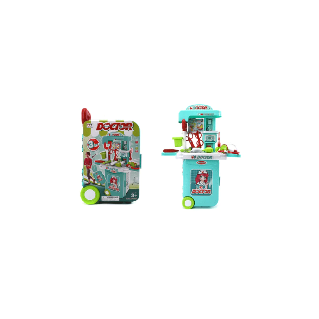 Rainbow Toys Doctor Set Trolley Case Doctor Play Set