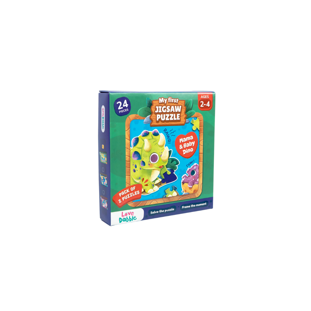 Love Dabble  My First Jigsaw Puzzle Mama & Baby Dino (DAB0008) Puzzle
