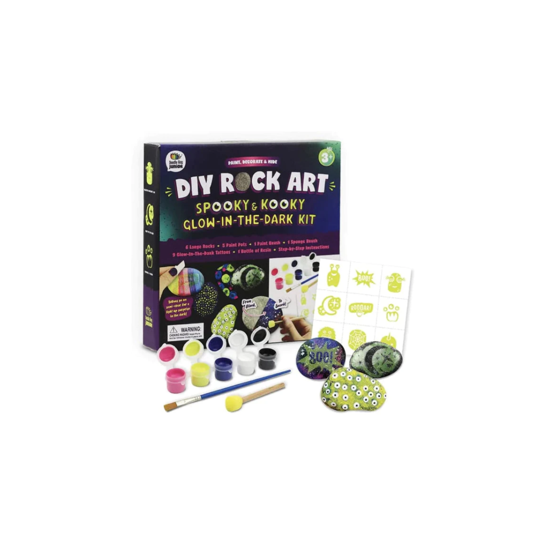 Doodle Hog Rock Painting Kit: Glow In The Dark