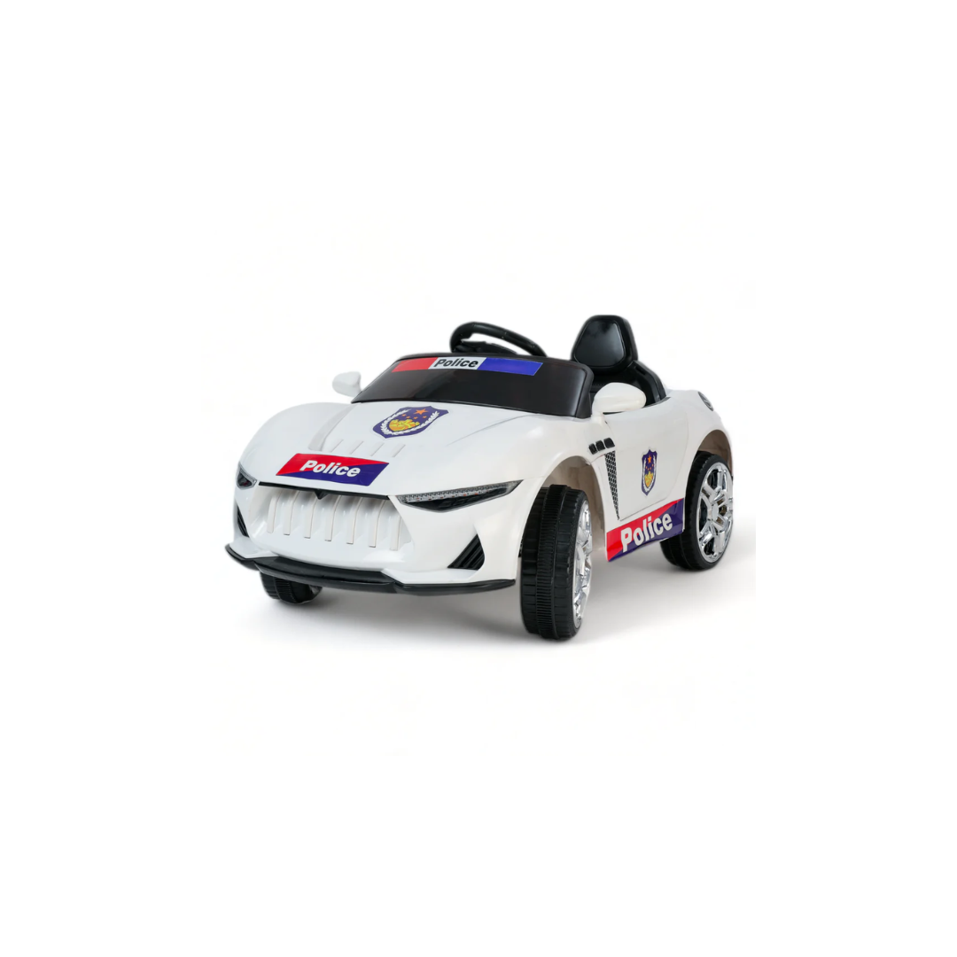 Rainbow Toys Battery Oprated Police Car - White