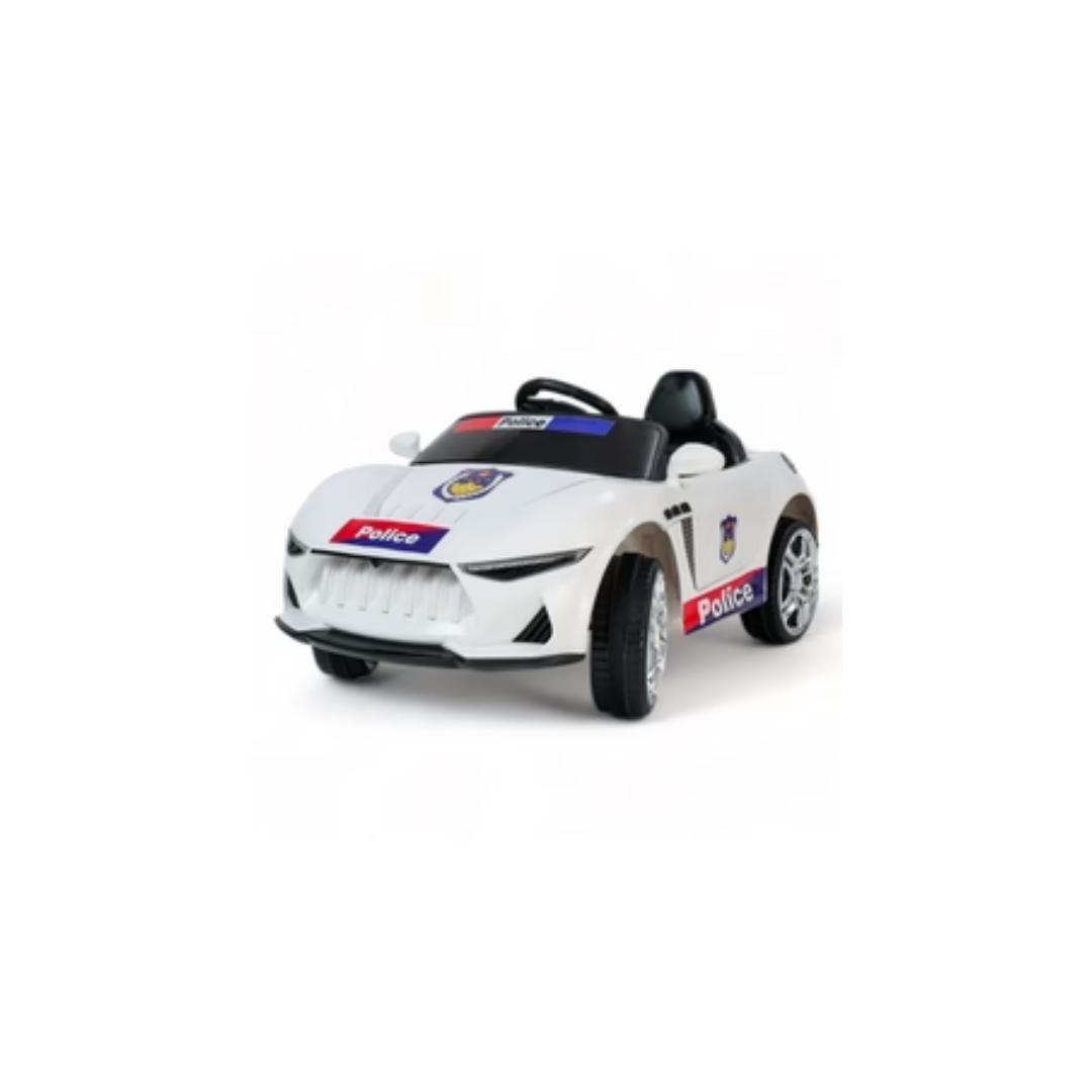 Rainbow Toys Battery Oprated Police Car - White
